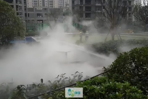 雾森系统—获亮环保高压微雾造景设备，景观降温加湿驱蚊系统