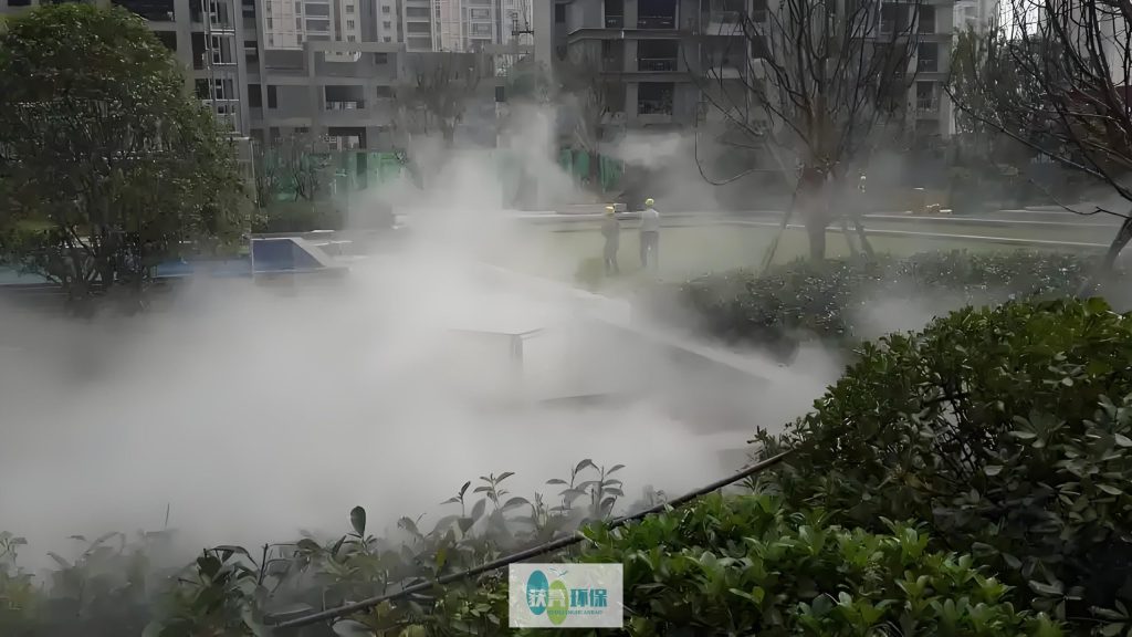 雾森系统—获亮环保高压微雾造景设备,景观降温加湿驱蚊系统